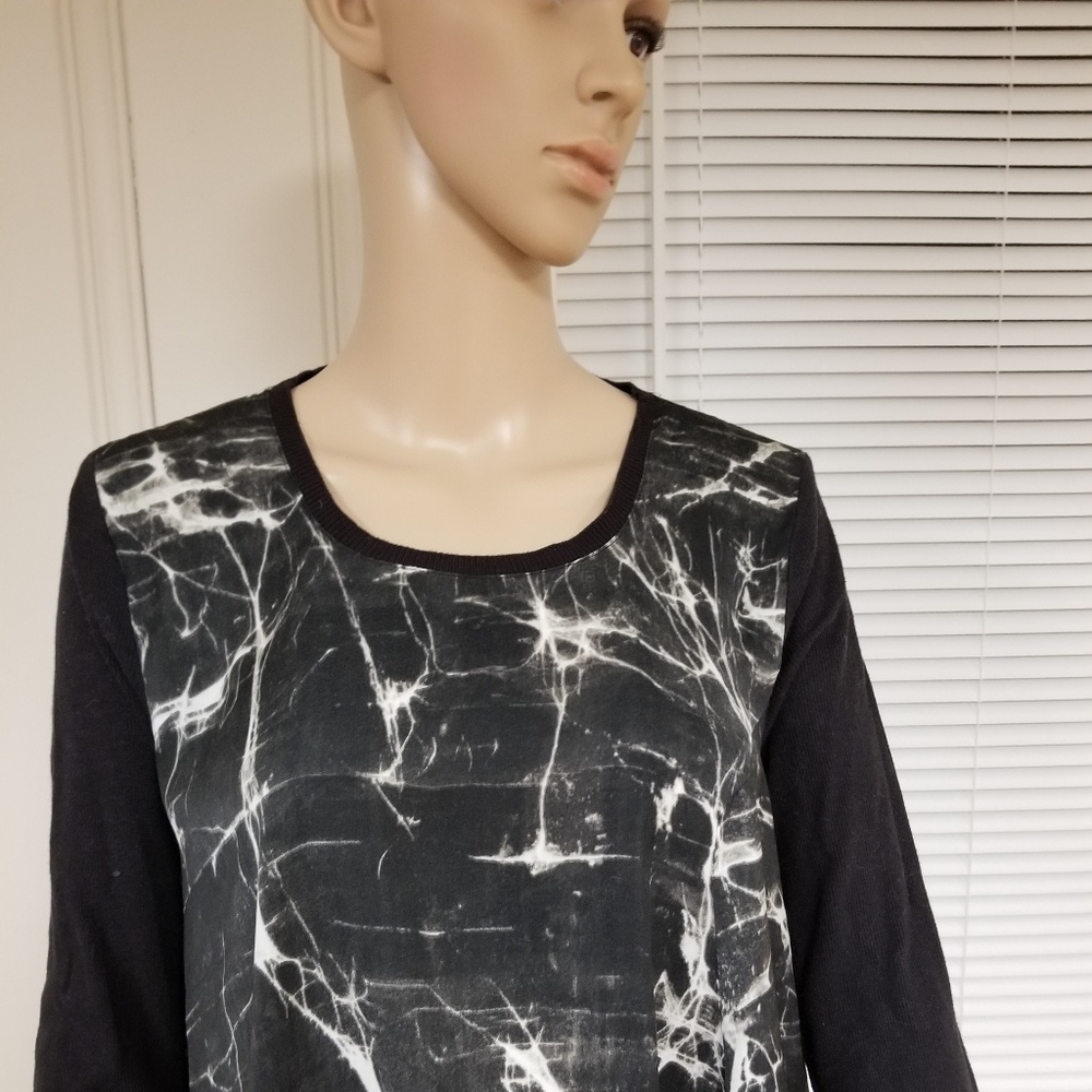 Vera Wang "Simply Vera" Long Sleeve Shirt - Size L